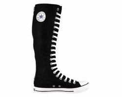 converse boots knee